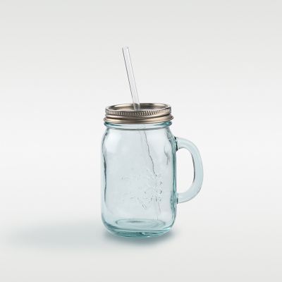 Mason Jar Mug, mason jar drinking glasses, drinking jars, Pub Pint Glass, cocktail mug, glass jar with handle, แก้วเมสันจาร์