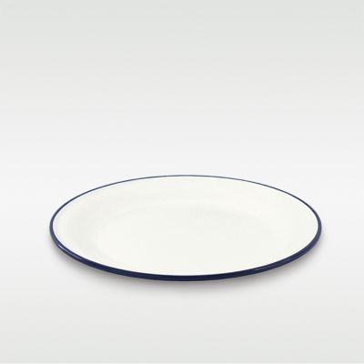 Audrey Round Rimmed Plate in Blue
