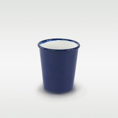 Audrey Round Rimmed Cup in Blue, Set of 4