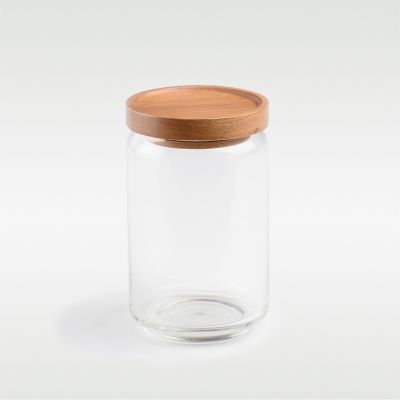 glass storage jars, perserving jars, glass canisters, glass food storage jars, clear glass cookie jar, glass jar with wooden lid, ขวดโหลแก้ว ฝาไม้, ขวดโหลแก้วใส่คุ้กกี้
