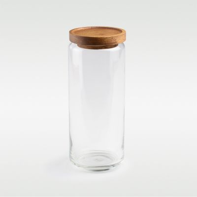 glass storage jars, perserving jars, glass canisters, glass food storage jars, clear glass cookie jar, glass jar with wooden lid, ขวดโหลแก้ว ฝาไม้, ขวดโหลแก้วใส่คุ้กกี้